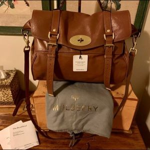 mulberry flip lock tote